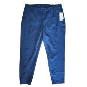 32 Degrees Cool Pants Womens Size 14 Solid All Blue with Pockets Activewear New‎